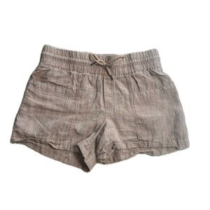 Athleta Cabo Linen 4" Shorts Women's Size 8 Lightweight Summer Beach